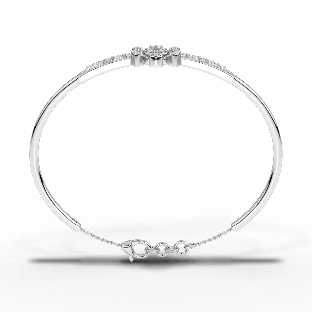 Twilight Floral Diamond Bracelet